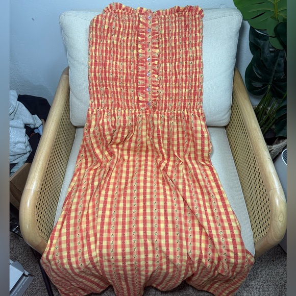 Damson Madder Grace Squareneck Midi Dress US Size 8 - Picture 4 of 10